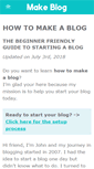 Mobile Screenshot of makeblog.org