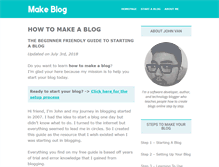 Tablet Screenshot of makeblog.org